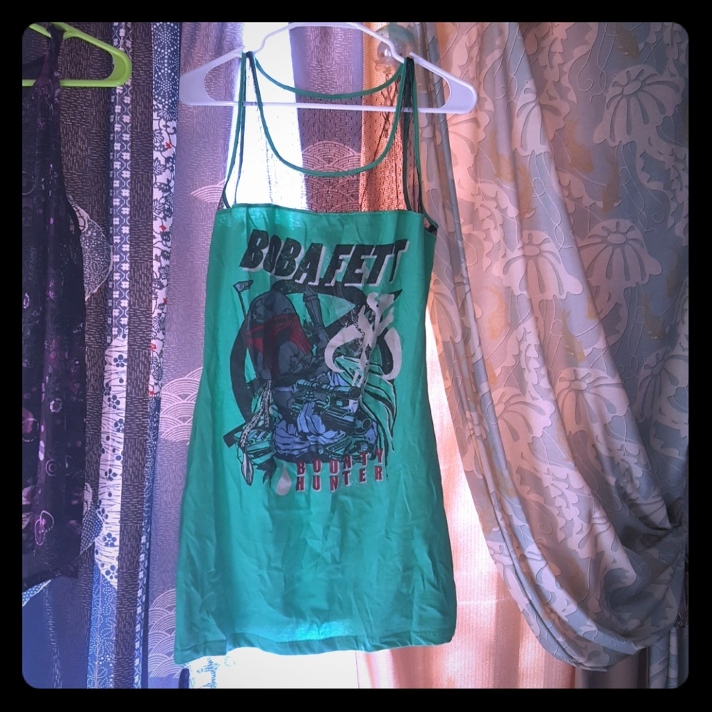Retro Dynamite  Boba Fett  repurposed t shirt dres